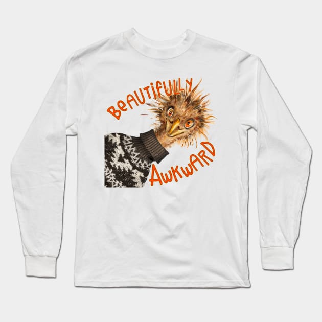 Beautifully Awkward Long Sleeve T-Shirt by Mama_Baloos_Place